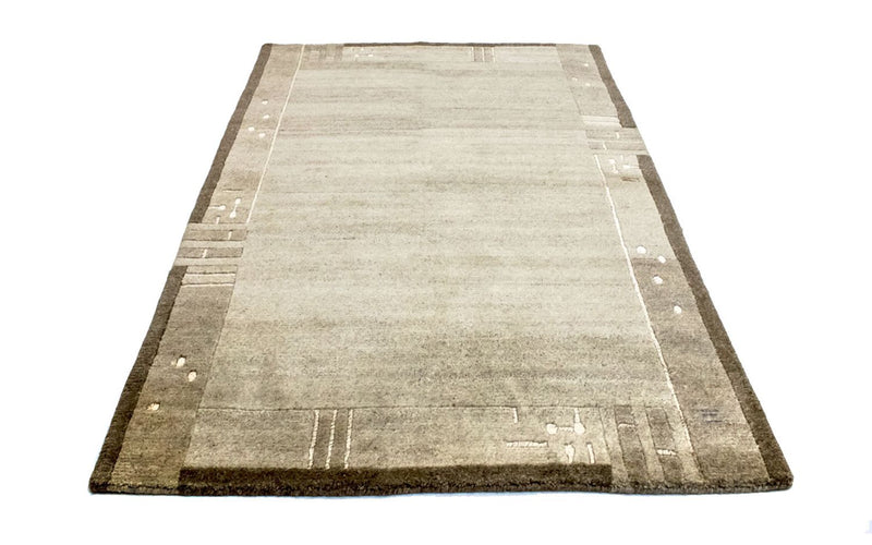 Nepal Teppich 120x181cm - Wollteppich - mehrfarbig