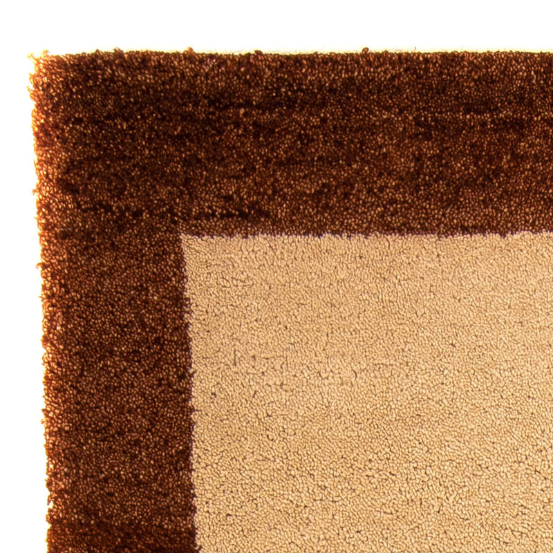 Gabbeh Teppich Indus 69x142cm - Wollteppich - beige