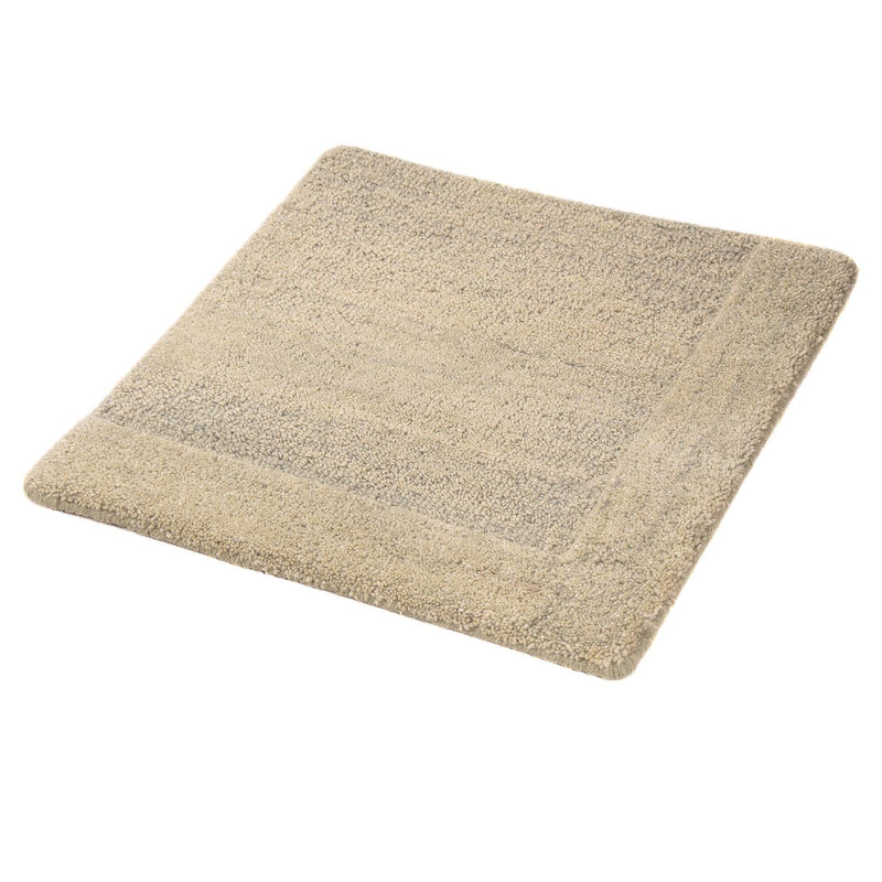 Wollteppich 47 x 47 cm Teppich Quadratisch - mehrfarbig