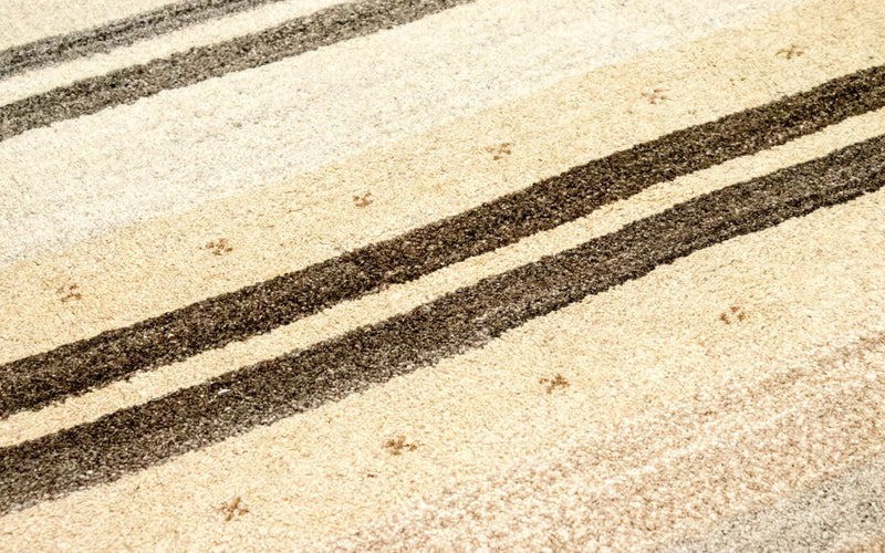 Gabbeh Teppich Indus 201x289cm - Wollteppich - mehrfarbig