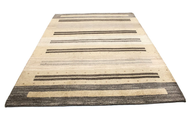 Gabbeh Teppich Indus 201x289cm - Wollteppich - mehrfarbig