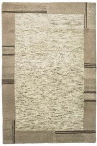 Nepal Teppich 127x176cm - Wollteppich - beige – product image