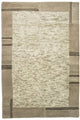 Nepal Teppich 127x176cm - Wollteppich - beige