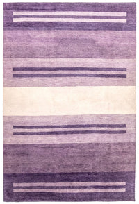 Gabbeh Teppich Indus 196x301cm - Wollteppich - lila – product image