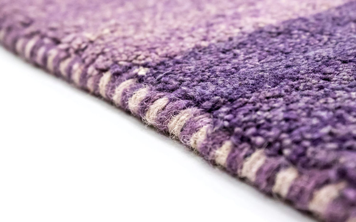 Gabbeh Teppich Indus 196x301cm - Wollteppich - lila