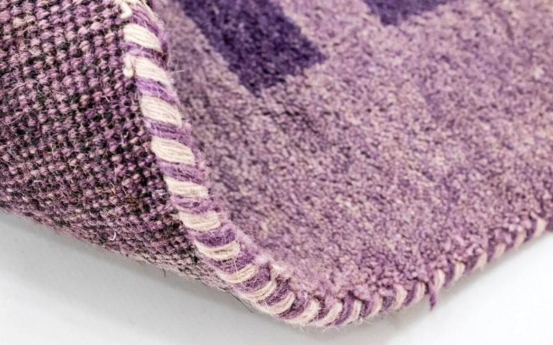 Gabbeh Teppich Indus 196x301cm - Wollteppich - lila