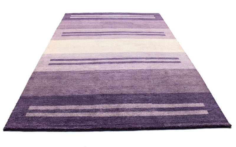 Gabbeh Teppich Indus 196x301cm - Wollteppich - lila