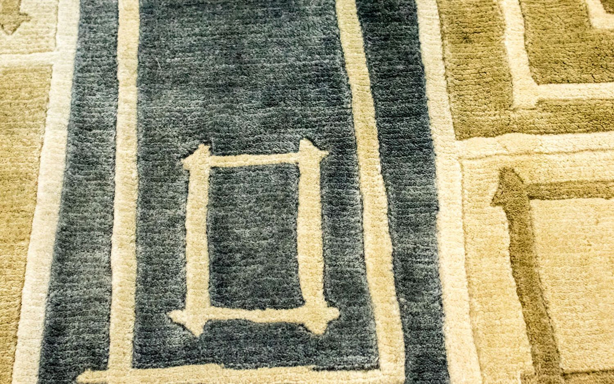 Nepal Teppich 183x263cm - Wollteppich - bunt