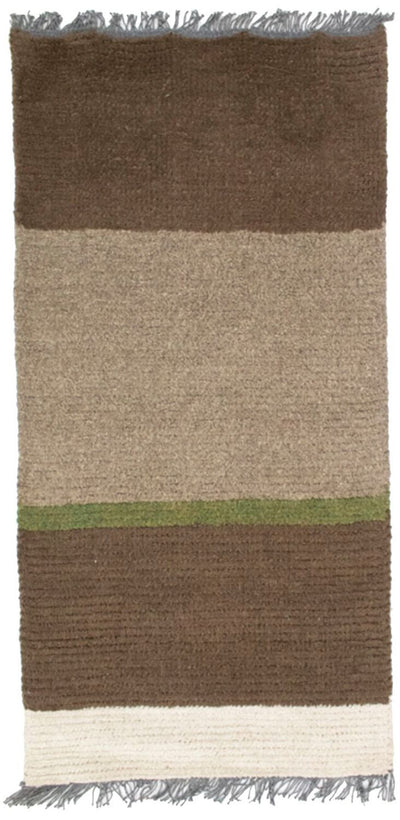 Nepal Teppich 70x140cm - Wollteppich - mehrfarbig