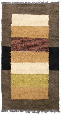 Nepal Teppich 70x140cm - Wollteppich - mehrfarbig – product image