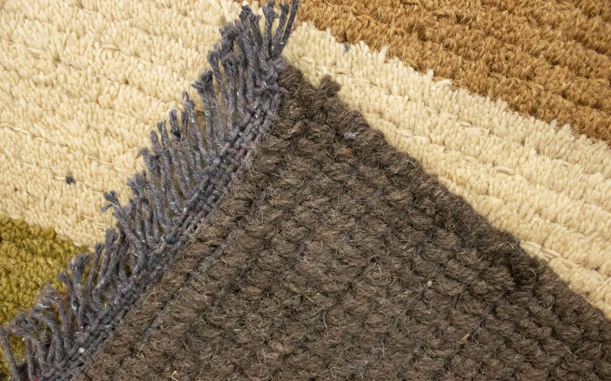Nepal Teppich 70x140cm - Wollteppich - mehrfarbig