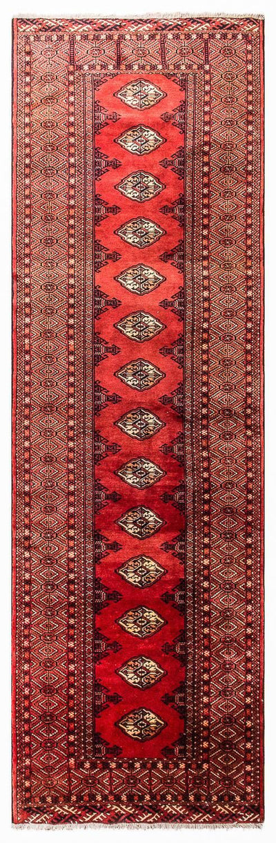 Turkaman Teppich 106x369cm - Orientteppich - rot