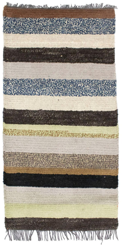 Nepal Teppich 70x140cm - Wollteppich - mehrfarbig