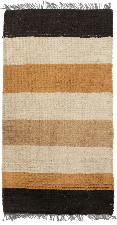 Nepal Teppich 70x140cm - Wollteppich - mehrfarbig