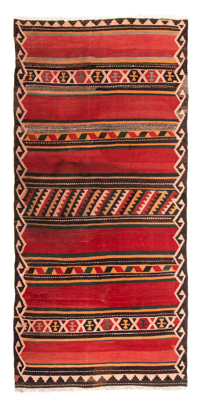 Kelim Teppich Old 140x285cm - mehrfarbig