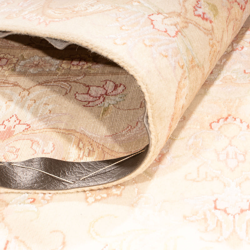 Täbriz - 60 Raj Teppich 150x200cm - Perserteppich - beige