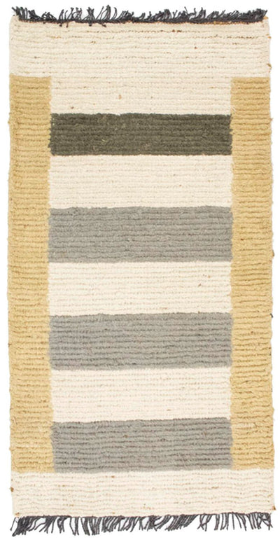 Nepal Teppich 70x140cm - Wollteppich - mehrfarbig