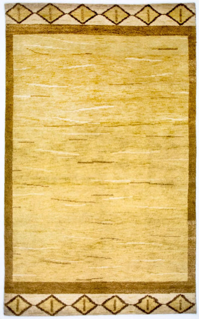 Gabbeh Teppich Indus 150x242cm - Wollteppich - mehrfarbig