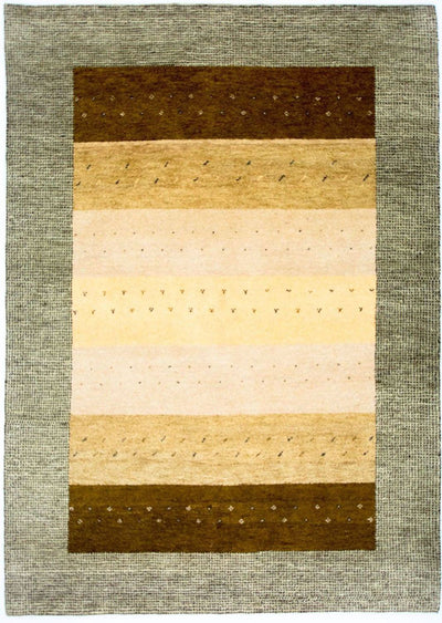 Gabbeh Teppich Indus 174x241cm - Wollteppich - mehrfarbig