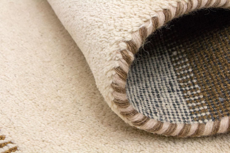 Gabbeh Teppich Indus 71x137cm - Wollteppich - mehrfarbig