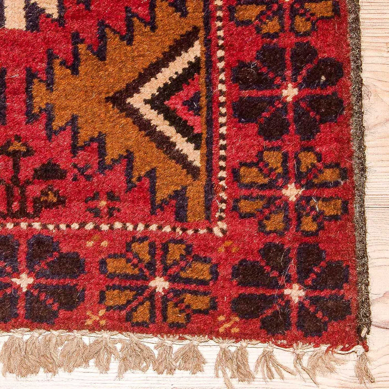 Belutsch Teppich 79x118cm - Orientteppich - rot