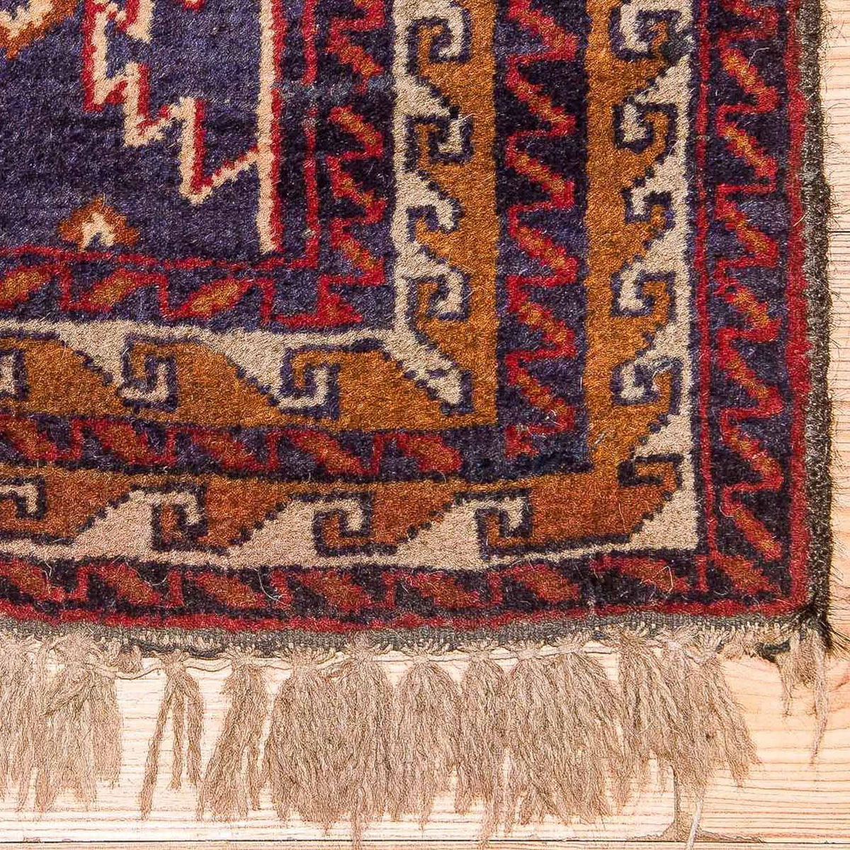 Belutsch Teppich 82x147cm - Orientteppich - blau