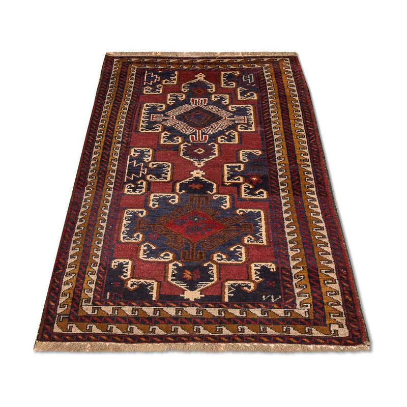 Belutsch Teppich 82x147cm - Orientteppich - blau