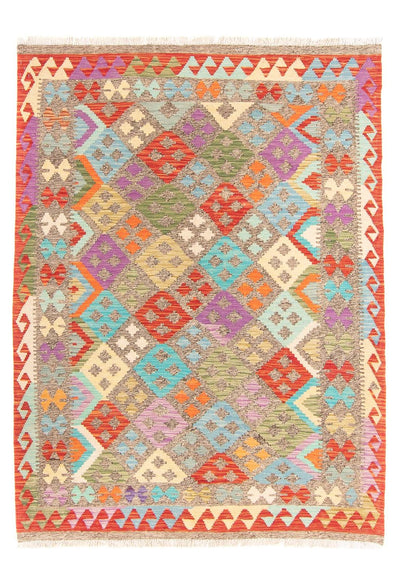 Kelim Maimene Teppich 155x206cm - mehrfarbig
