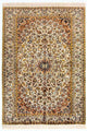 Kaschmir Seide Teppich 89x149cm - Orientteppich - beige