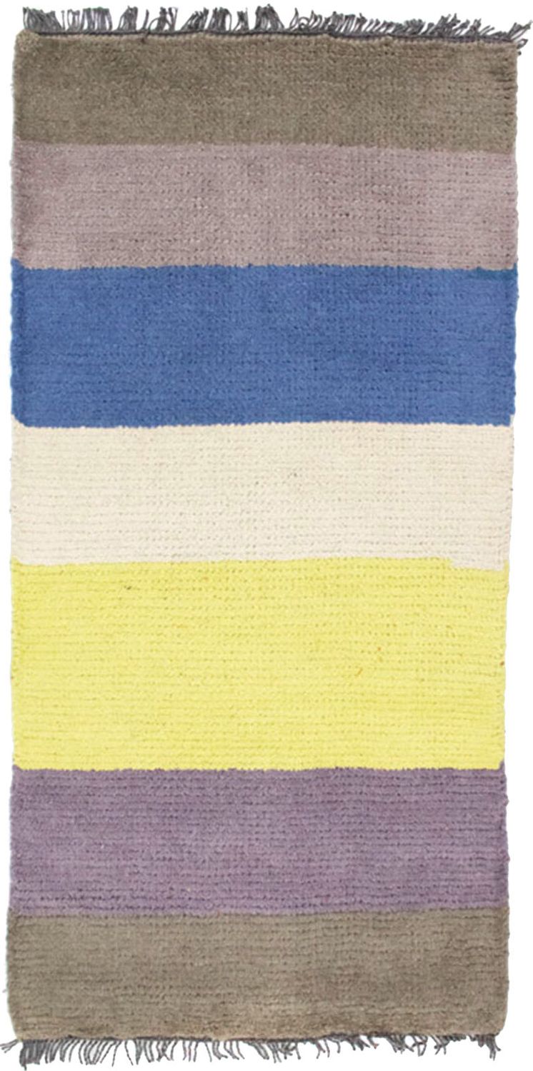 Nepal Teppich 70x140cm - Wollteppich - mehrfarbig