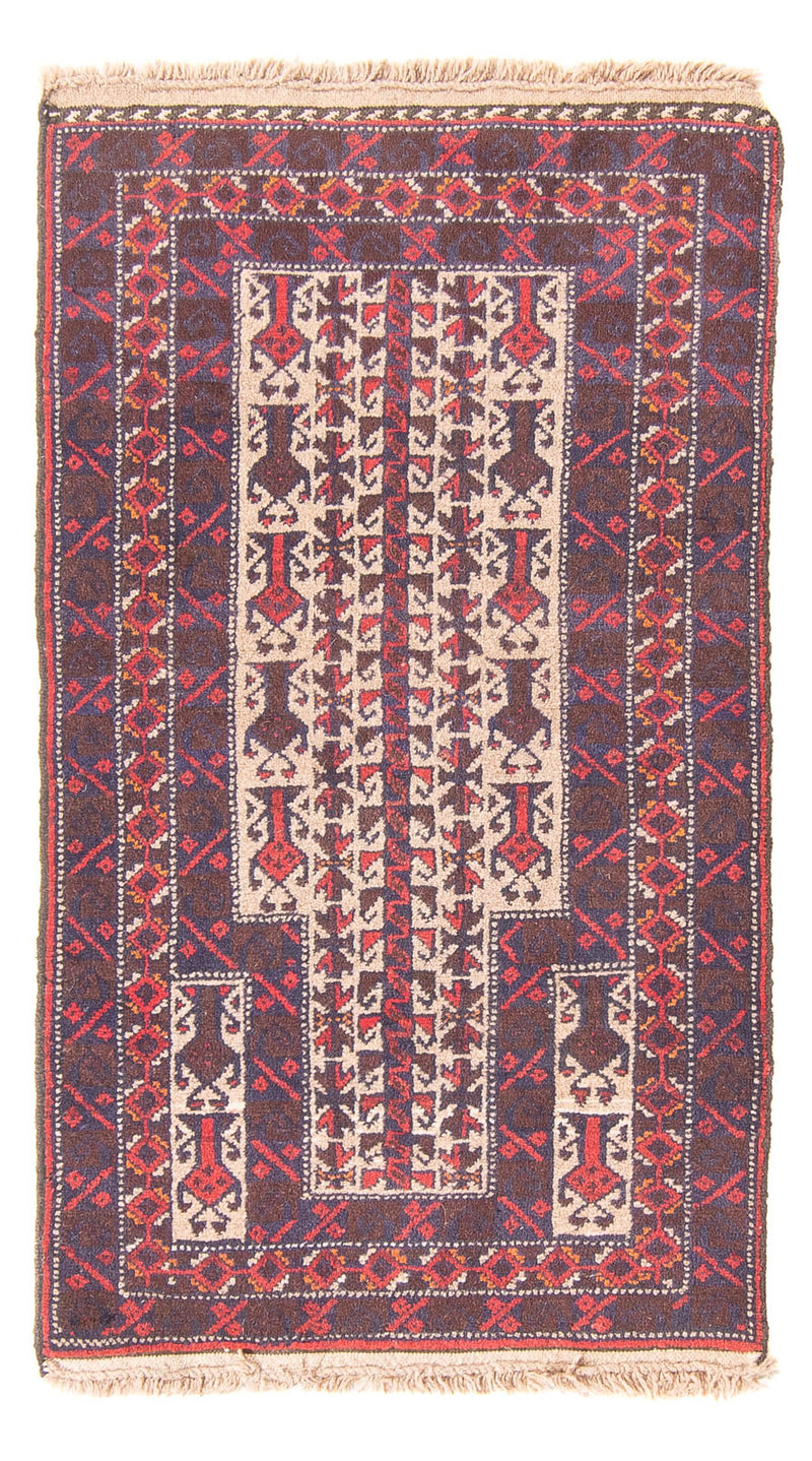 Belutsch Teppich 62x113cm - Orientteppich - beige