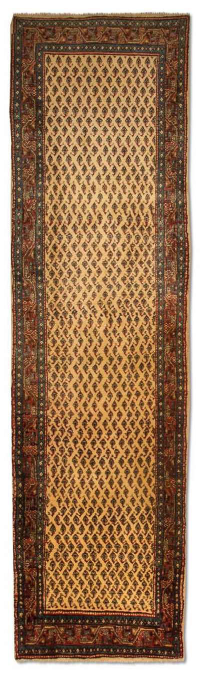 Mir Teppich 82x300cm - Perserteppich - gold