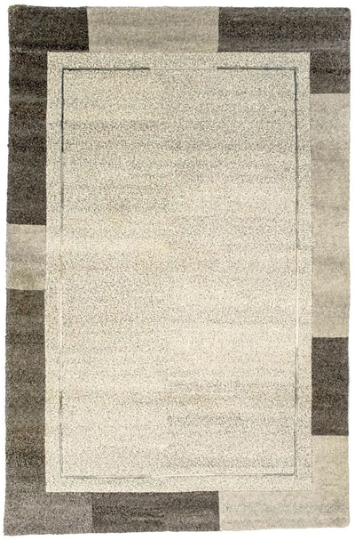 Nepal Teppich 119x180cm - Wollteppich - beige