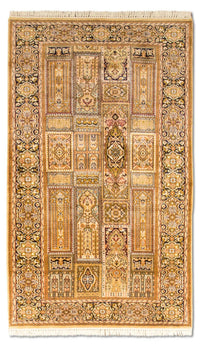 Kaschmir Seide Teppich 93x158cm - Orientteppich - braun – product image