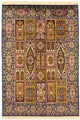 Kaschmir Seide Teppich 93x157cm - Orientteppich - mehrfarbig