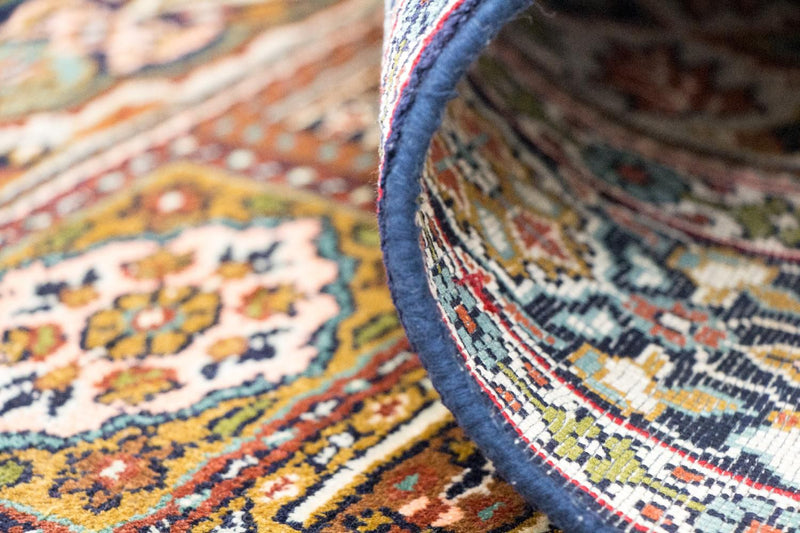 Kaschmir Seide Teppich 93x157cm - Orientteppich - mehrfarbig