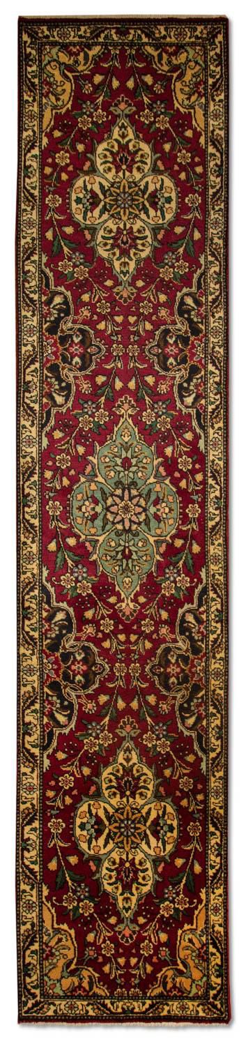 Täbriz Teppich 73x385cm - Perserteppich - rot