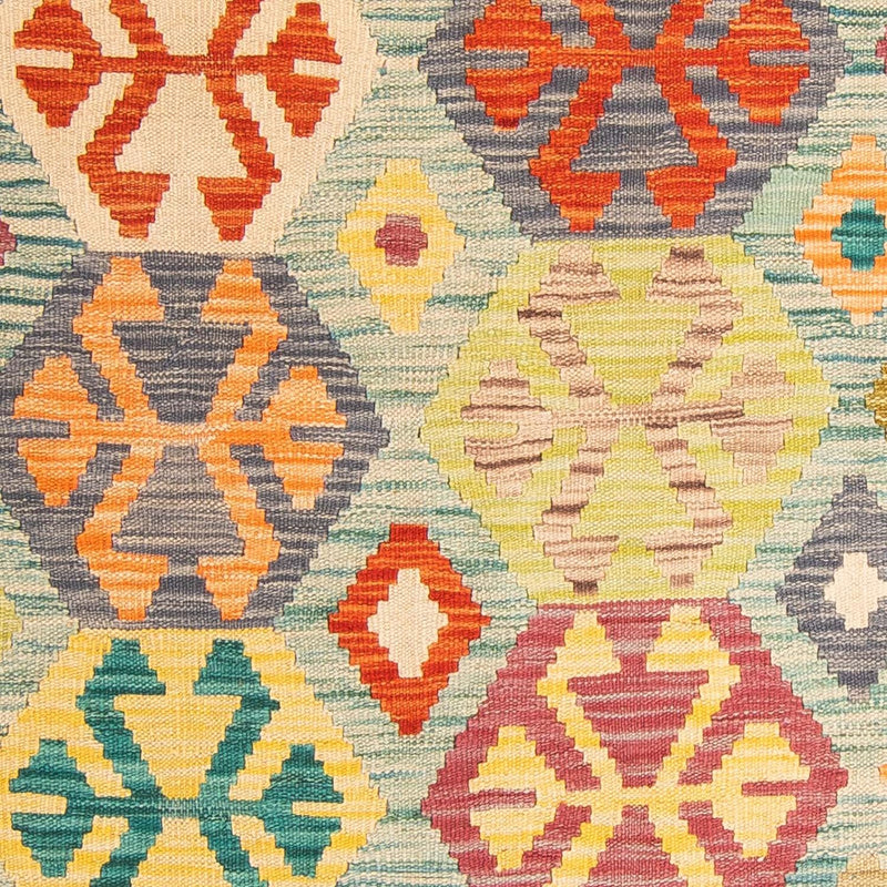 Kelim Maimene Teppich 102x154cm - mehrfarbig
