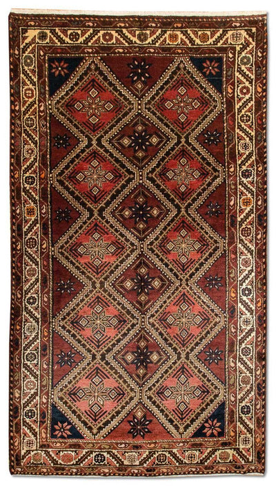 Hamadan Teppich 159x309cm - Perserteppich - mehrfarbig
