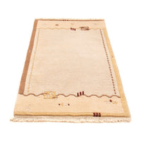Nepal Teppich 70x140cm - Wollteppich - beige – product image