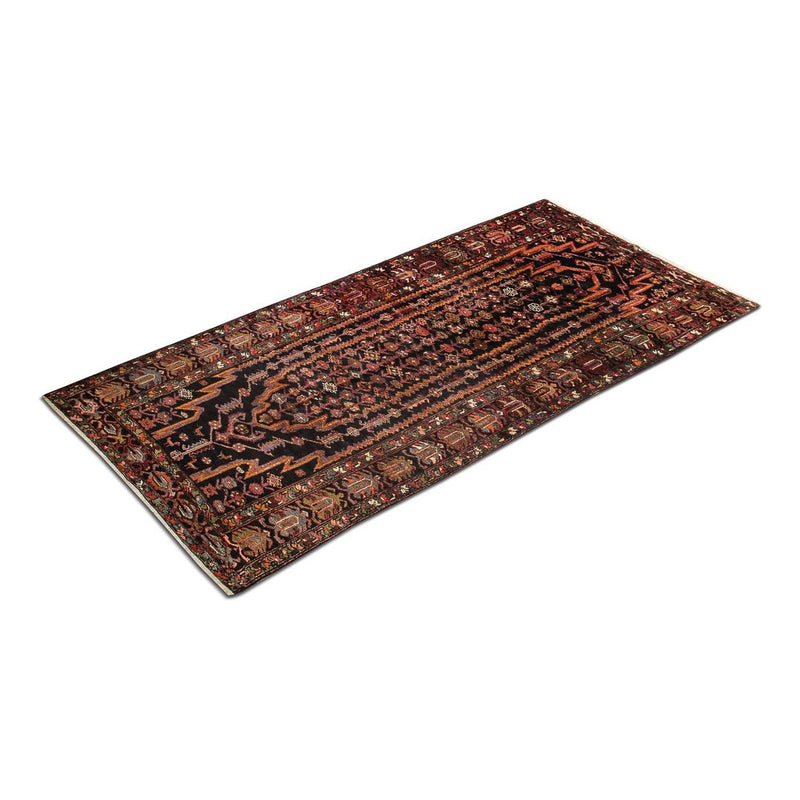 Hamadan Teppich 149x324cm - Perserteppich - blau