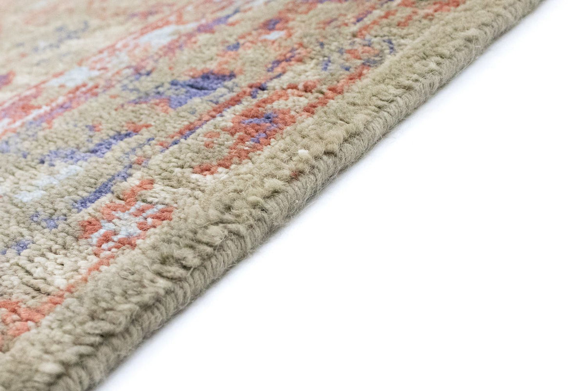 Designer Teppich 166x243cm - hellgrün