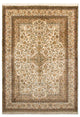 Kaschmir Seide Teppich 126x186cm - Orientteppich - beige