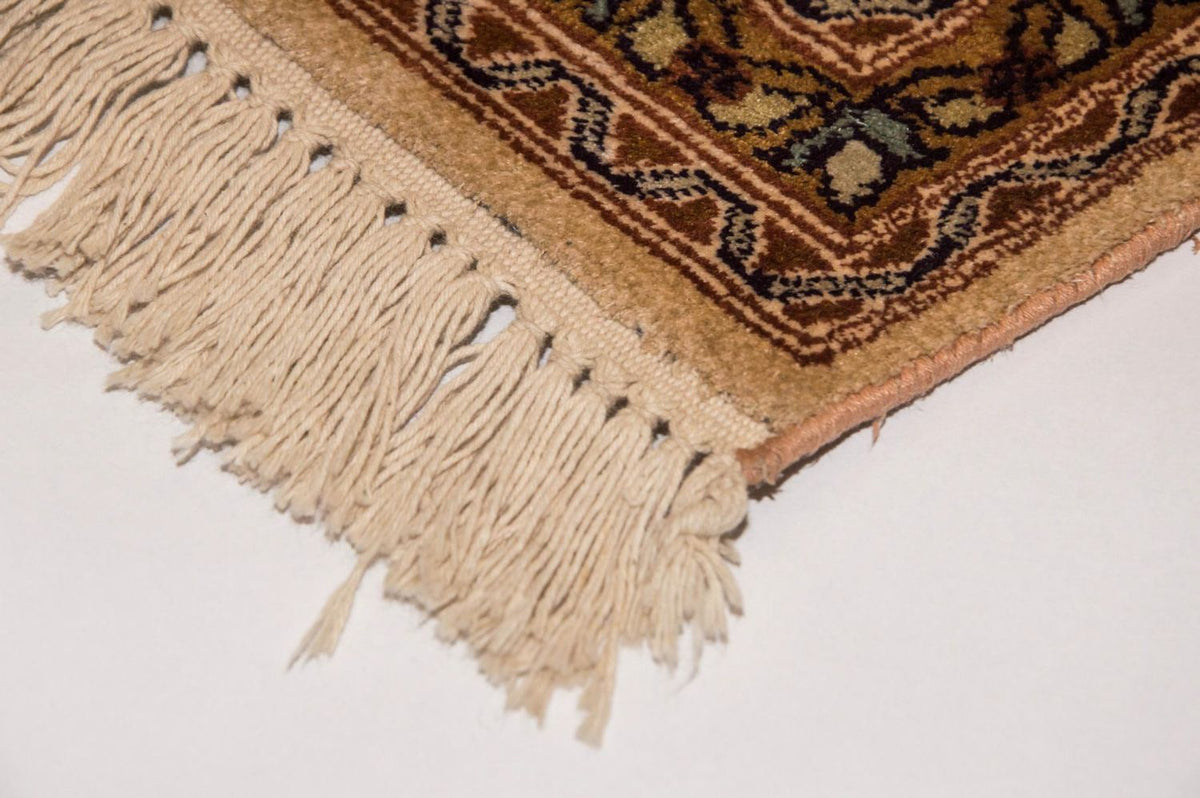 Kaschmir Seide Teppich 157x240cm - Orientteppich - beige