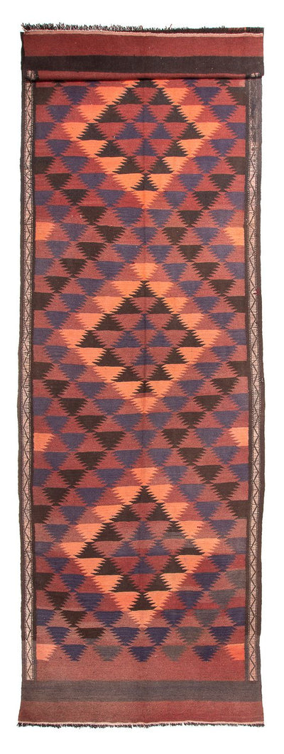 Kelim Teppich Old 135x450cm - braun