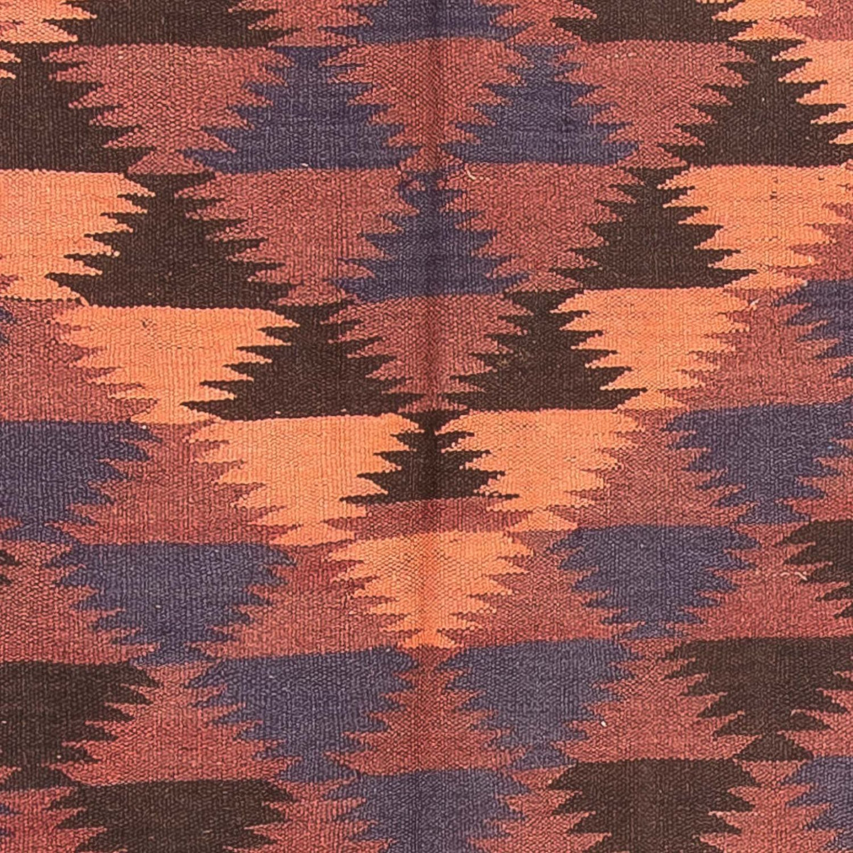 Kelim Teppich Old 135x450cm - braun