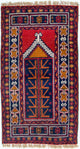 Belutsch Teppich 76x130cm - Orientteppich - mehrfarbig