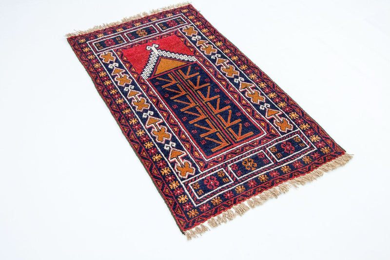 Belutsch Teppich 76x130cm - Orientteppich - mehrfarbig
