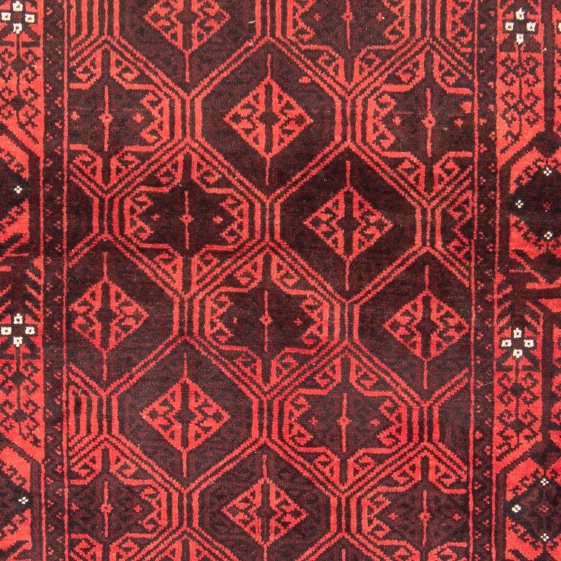 Belutsch Teppich 102x196cm - Orientteppich - rot