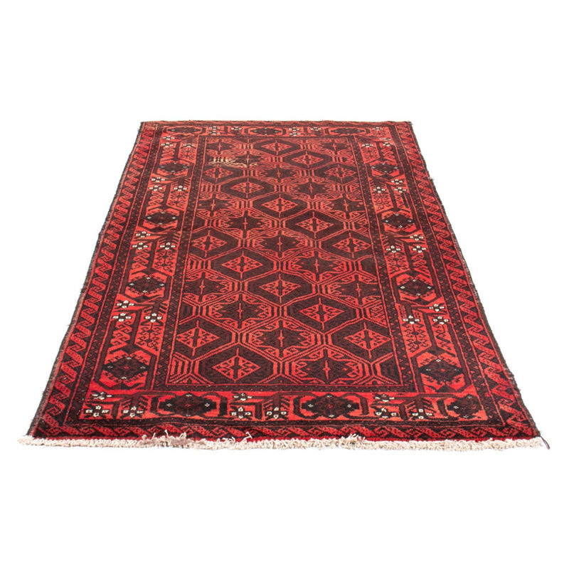Belutsch Teppich 102x196cm - Orientteppich - rot